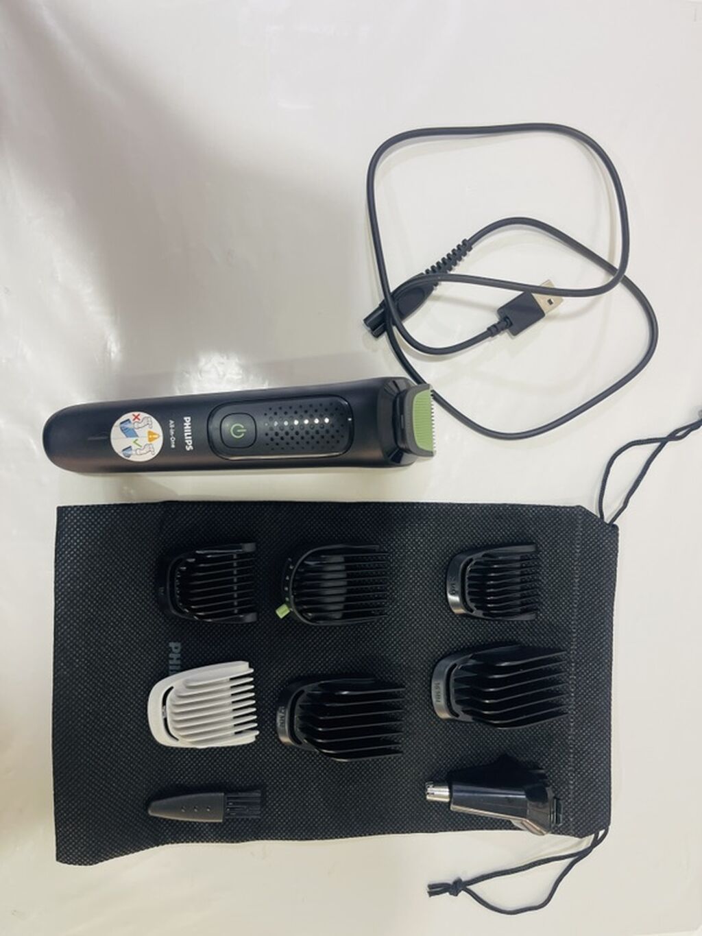 Phılıps All-in-One 8-in-1 Trimmer – Series 3000 (Model: MG3940/15) — Saç kəsmə maşınları, Bakı (9)