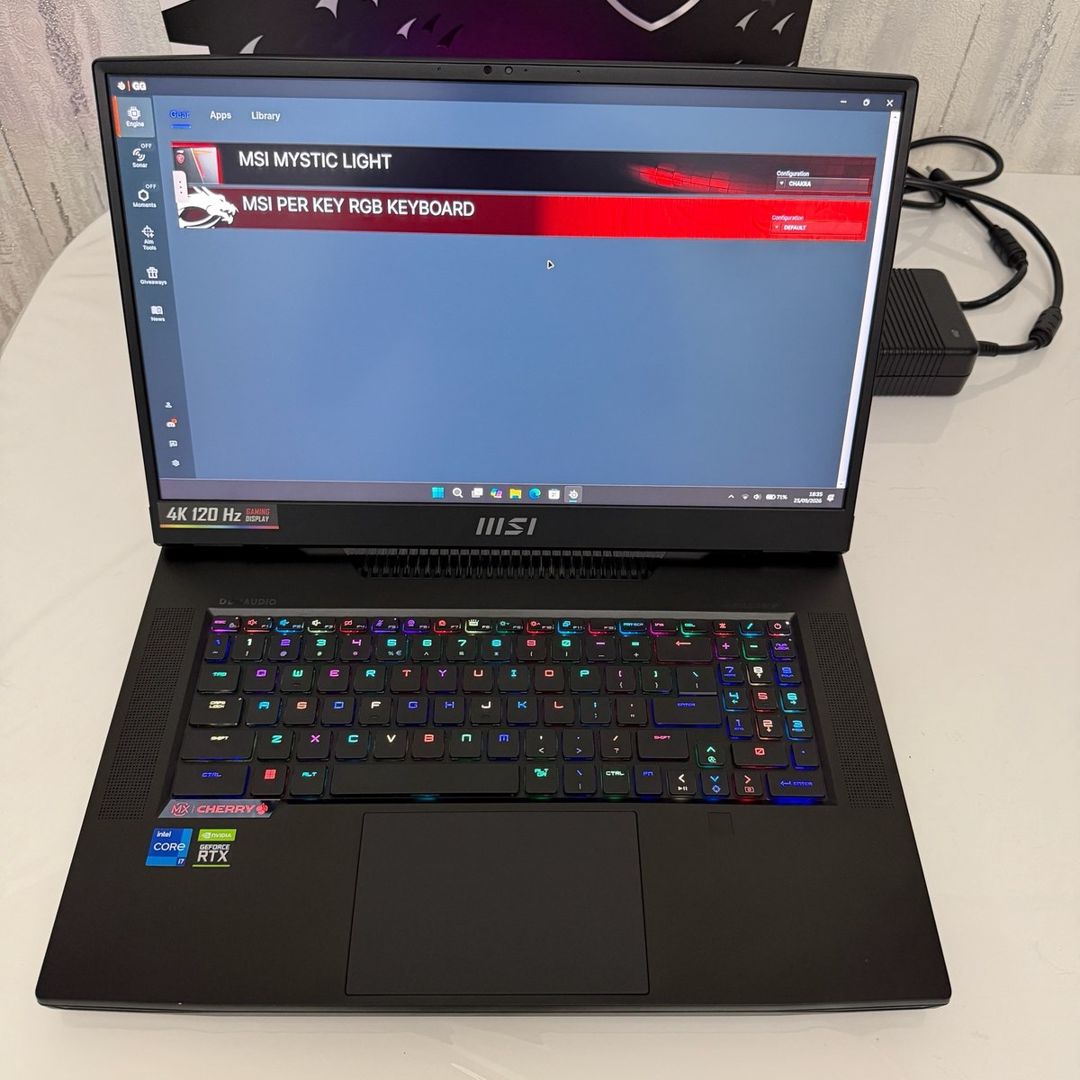 Msı Titan GT77 - RTX 3070 Ti, 4K 120Hz, 32GB RAM — Noutbuklar, Bakı (3)