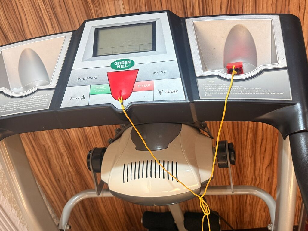 Green Hıll qaçış trenajoru - Elektron konsol: LCD ekran; sürət, vaxt — Koşu simulyatorları, Bakı (2)