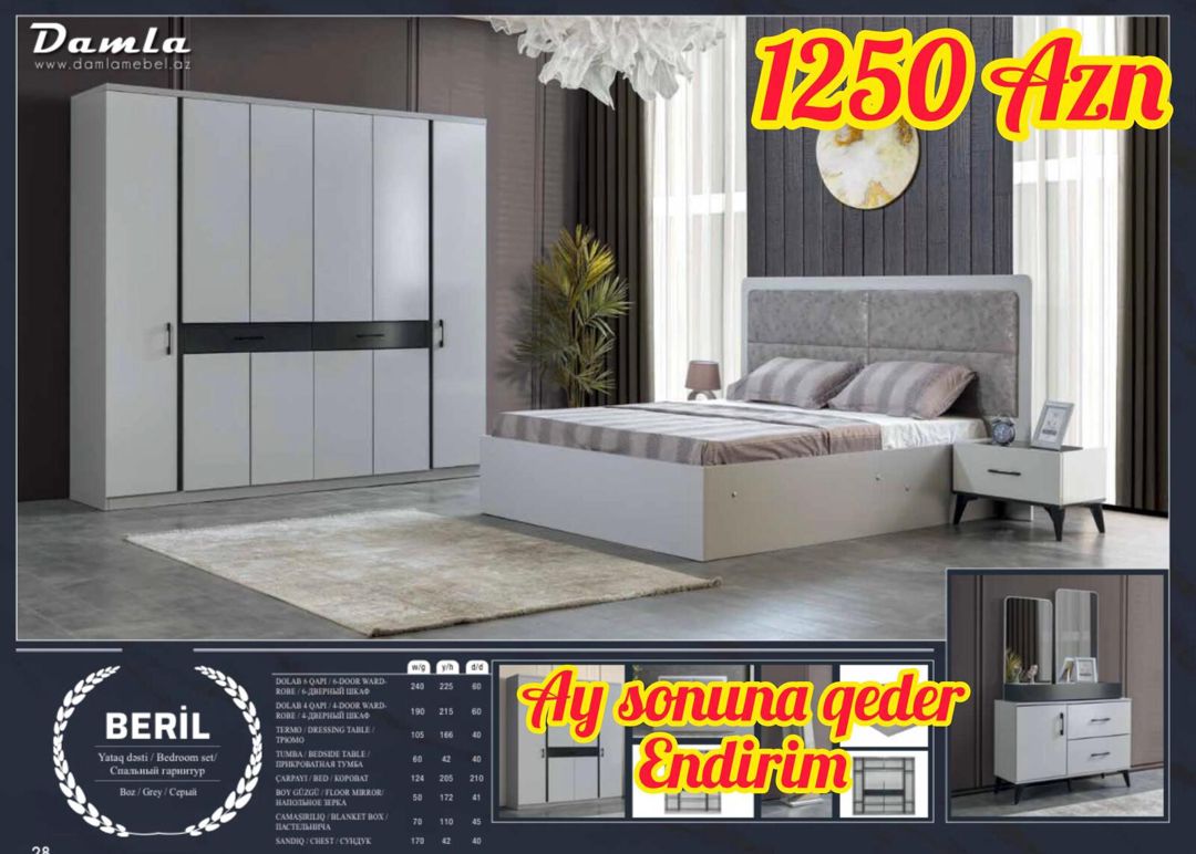 Yataq otağı mebeli — Mebel, Bakı (6)
