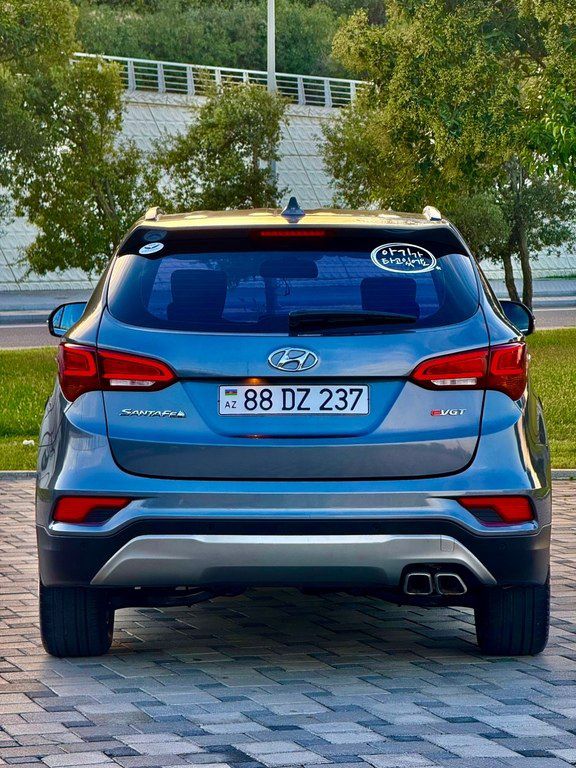 Hyundai Santa Fe, 2.0 L, 2016 il, 177 158 km 88-DZ-237 — Avtomobillər, Bakı (4)