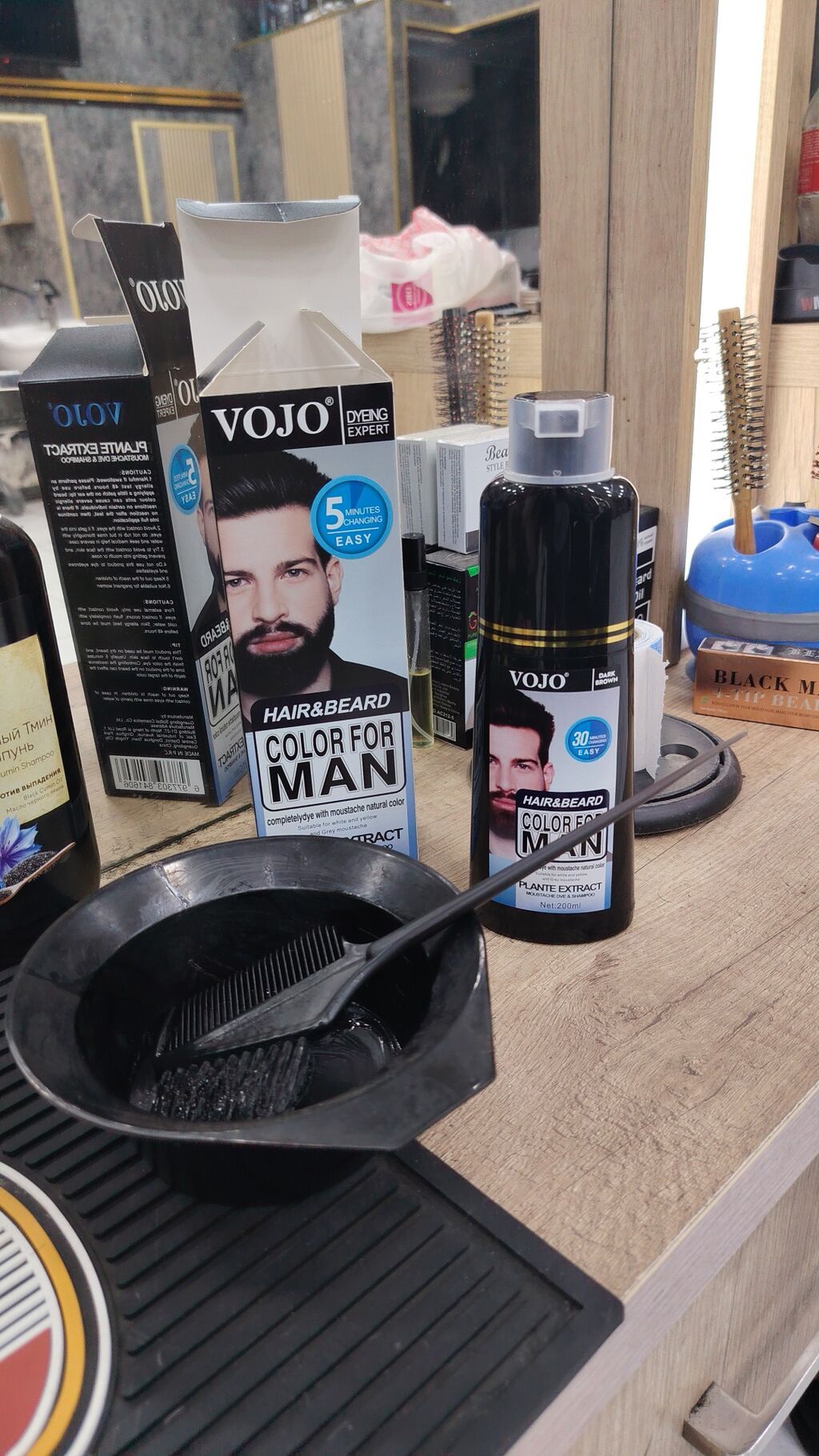 Vojo Hair & Beard Color for Man –black color - Saç və saqqal üçün — Saç qayığı, Bakı