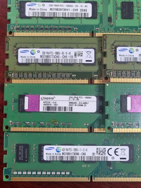 Operativ yaddaş (RAM) Samsung, 8 GB, 1600 Mhz, DDR3, PC üçün, İşlənmiş — Bakı