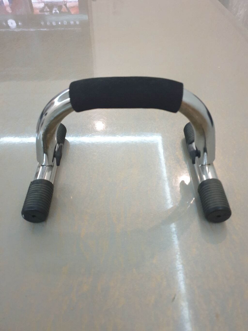 Push-up dəstəyi (2 ədəd) - Material: parlaq xromlanmış möhkəm metal — Digər simulyatorlar, Bakı (4)