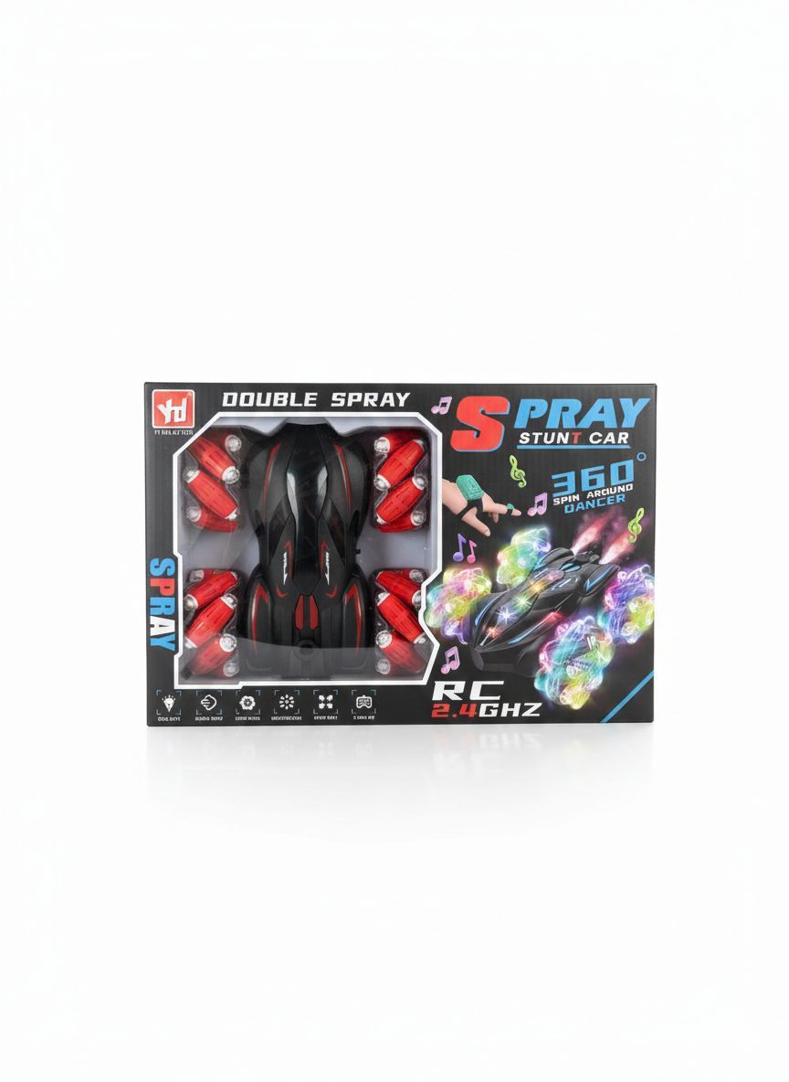Radio ilə idarə olunan tryuk avtomobil OP-647 Spray Stunt, qara — Mallar, Bakı