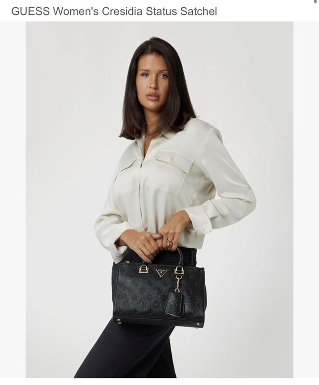 Guess Modelinin adı:Cresidia status satchel. Orijinaldır. Öz — Çantalar, çamadanlar, cüzdanlar, Bakı (5)