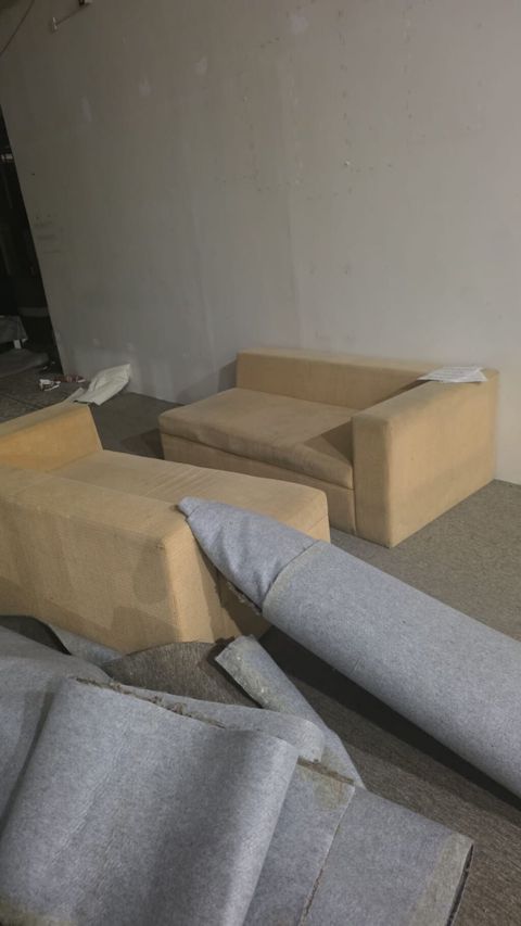 Mebel dəsti – minimalist üslub - 3 hissədən ibarət yumşaq mebel: 2 — Bakı