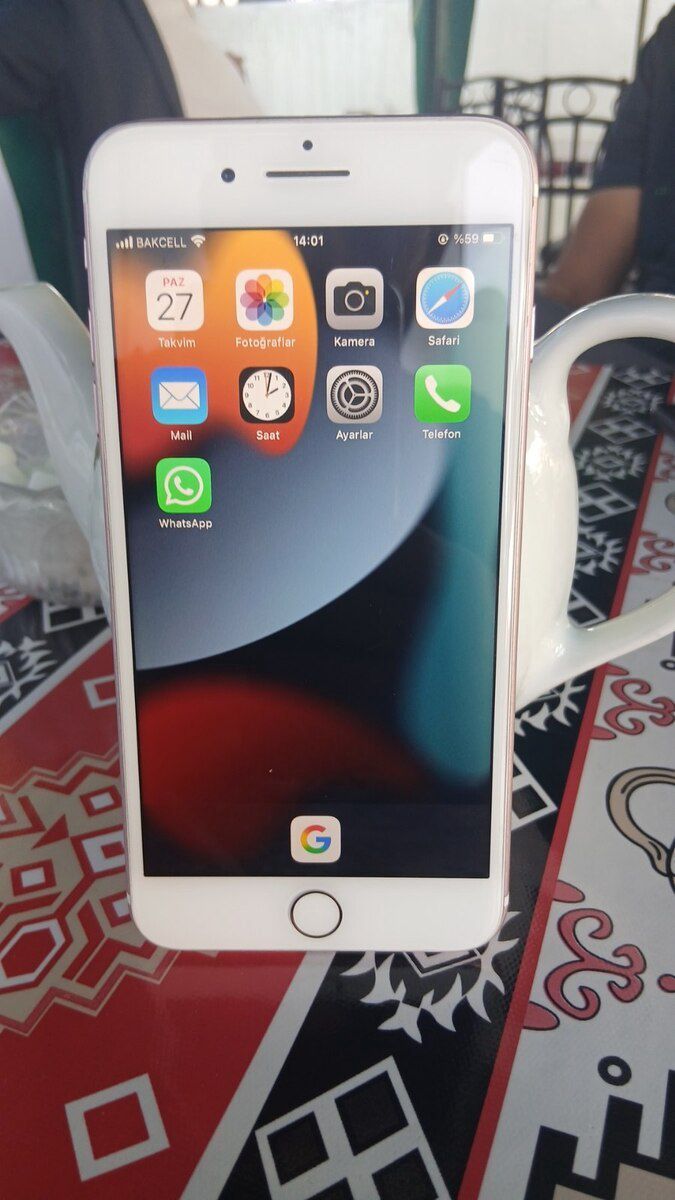 Apple iPhone 7 Plus Rose Gold 128GB — Smartfonlar, Bakı