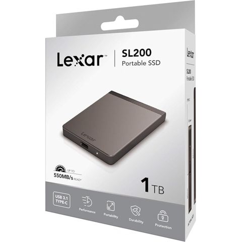 External SSD Lexar 1TB Portable External SSD 550mb/s SL200 — Bakı