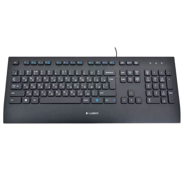 Logitech Corded Keyboard K280E Business Russian layout 920-005215 — Mallar, Bakı
