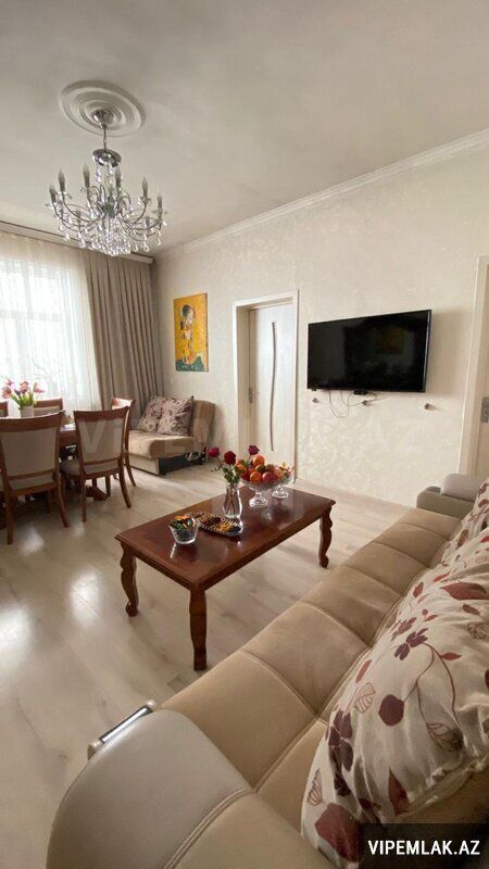 Nərimanov rayonunda 3 otaqlı Köhnə tikili Kirayə verilir, 65 m² — Bakı