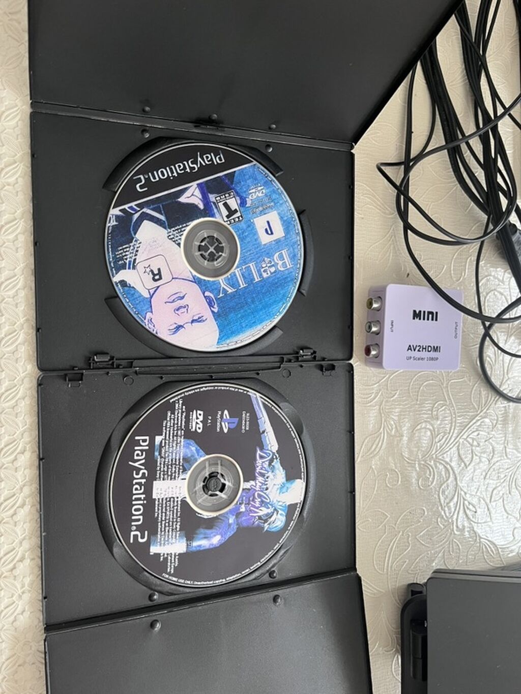 PlayStation 2 Slim (SCPH-700xx seriyası) komplekti - Konsol: PS2 — Oyun konsolları, Bakı (3)