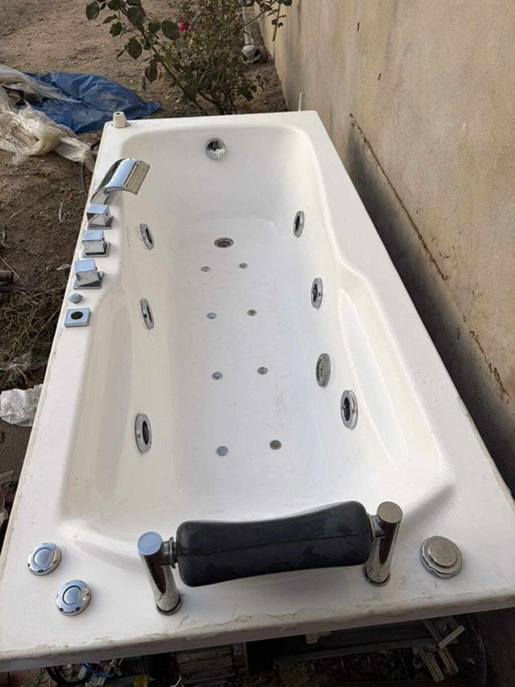 Hidromasajlı vannа (jakuzili küvet) — akril materialdan, düzbucaqlı — Vannalar və jakuzi, Digah
