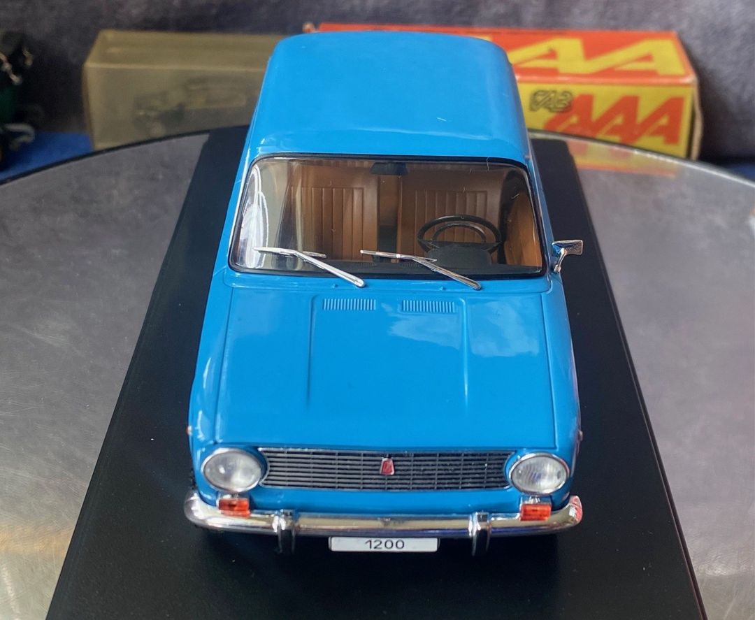 Коллекционная модель VAZ-2101 Lada 1200 blue 1970 — Kolleksiyalar, Bakı (8)