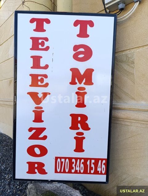 Televizoru peşəkar ustaya həvalə edin — Bakı