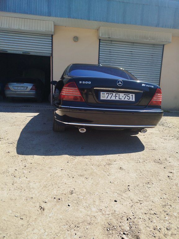 Mercedes S 430, 4.3 L, 2000 il, 400 700 km 77-FL-751 — Avtomobillər, Şəmkir (4)