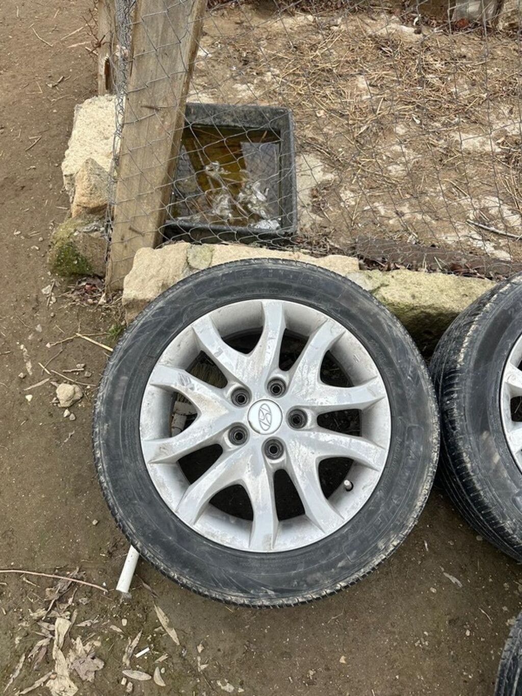 Hyundai orijinal yüngül lehimli disklər və təkər komplekti (4 — Diskləri, Bakı (3)
