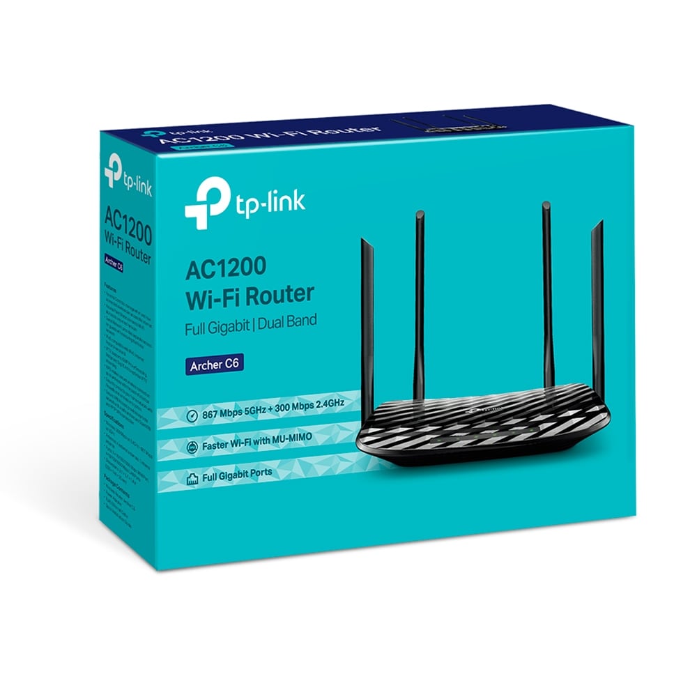 AC1200 Wi-Fi Router Mu-mımo TP-Link Archer C6 — Mallar, Bakı (4)