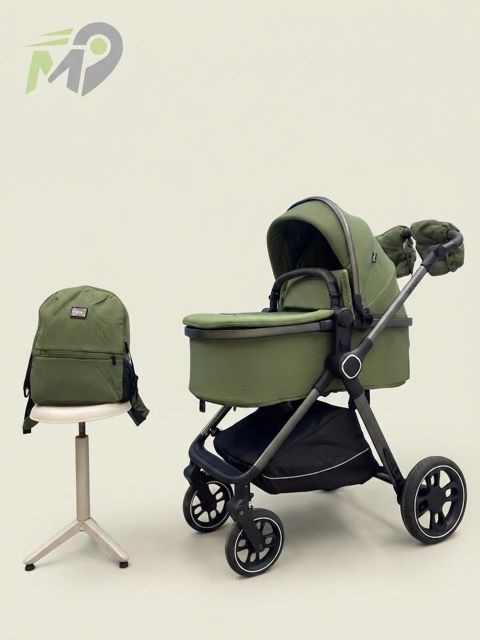 Uşaq arabası Kidilo A8, xaki — Bakı