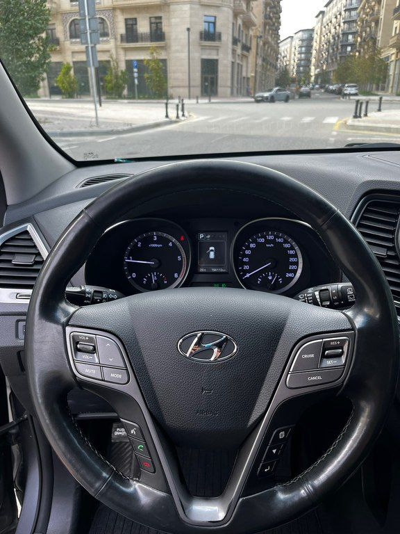 Hyundai Santa Fe, 2.0 L, 2016 il, 19 400 km 88-DU-281 — Avtomobillər, Bakı (11)
