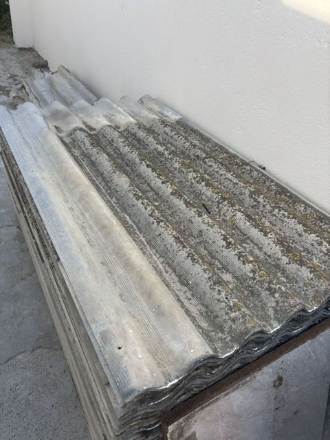 Şifer dalğalı dam örtüyü vərəqləri - Material: dalğalı şifer (liferli — Building materials