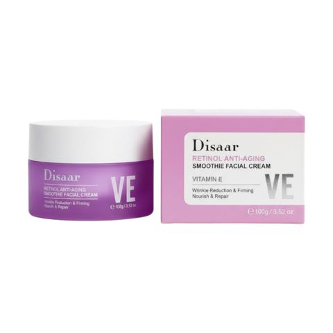Cavanlaşdırıcı üz kremi Disaar Retinol və E vitamini ilə qırışlara qarşı, 100 q — Bakı