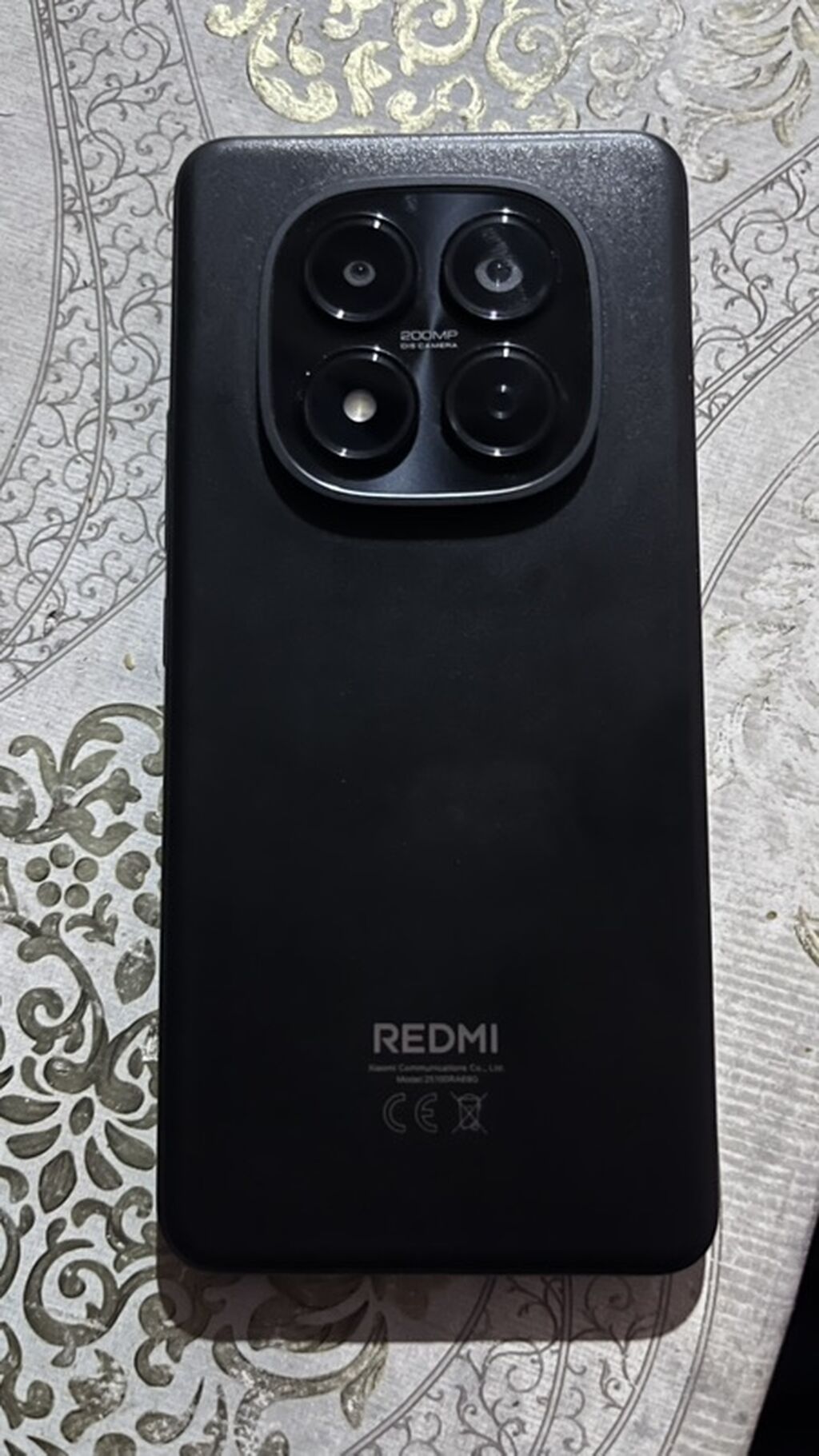 Redmi Note 14 Pro+, 256 GB, rəng - Qara, Barmaq izi — Xiaomi, Cəlilabad