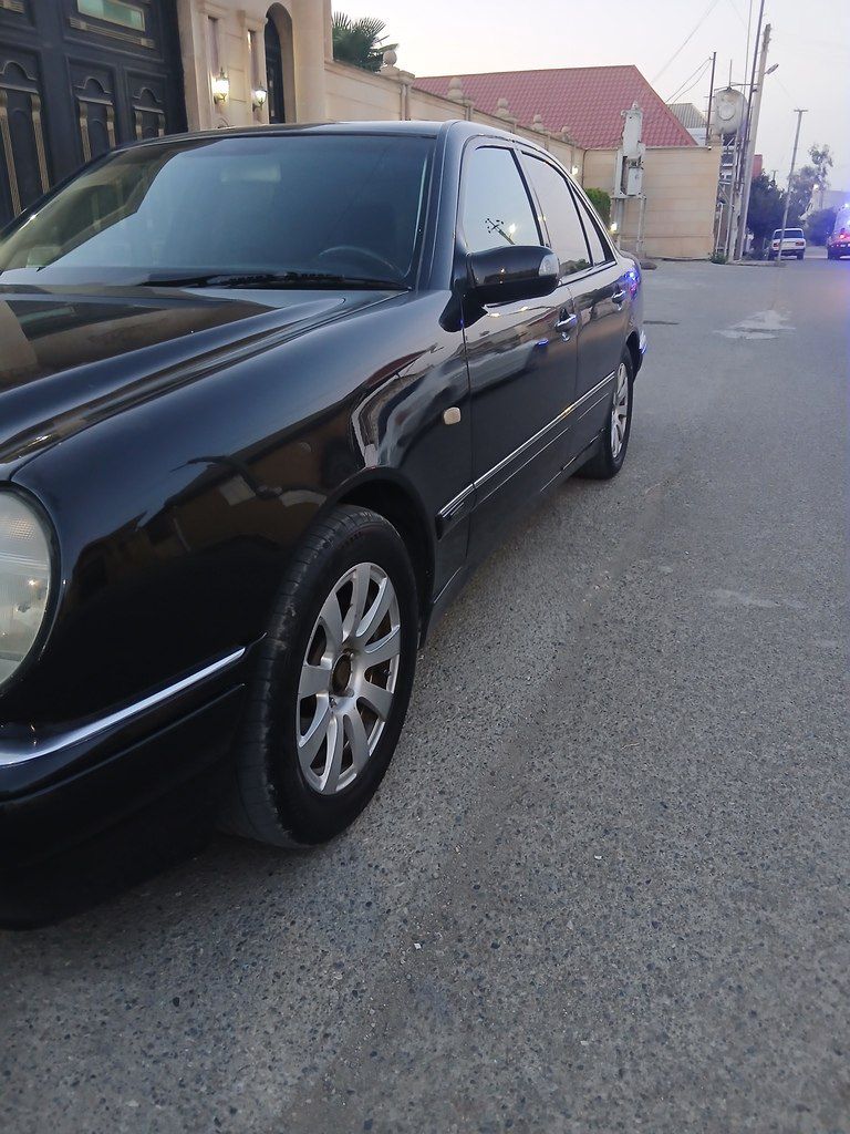 Mercedes E 280, 2.8 L, 1999 il, 354 250 km — Avtomobillər, Şəmkir (9)