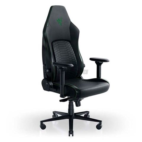 Razer Iskur V2 EPU Leather Chair 4D-Armrests black-green — Bakı