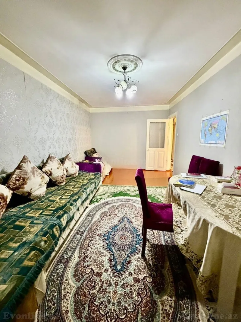 Satılır 3 otaqlı Mənzil Köhnə tikili 70 m² Bakı, Nizami r., Xalqlar Dostluğu m., 8-ci kilometr — Mənzil, Bakı (3)