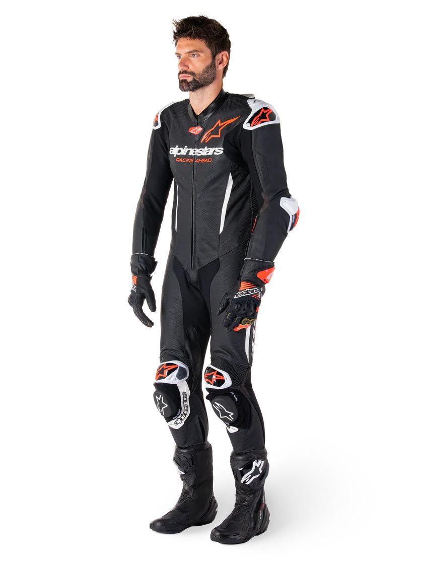 Motokombinezon Alphinestars GP-R7 1PC LTH Suıt 1231, dəri, qara-qırmızı, ölçü 54 — Mallar, Bakı (2)