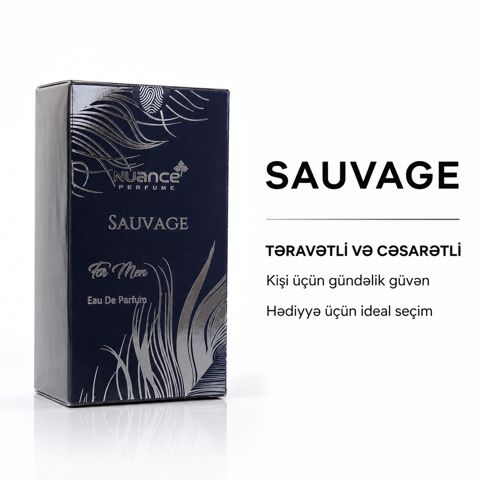 Nuance Perfume Sauvage ətir suyu kişilər üçün 50 ml — Bakı