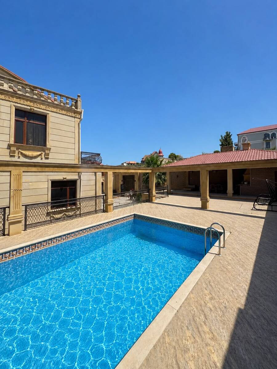 Satılır 7 otaqlı həyət evi/bağ evi 460 m² — Ev, villa, Bakı (4)