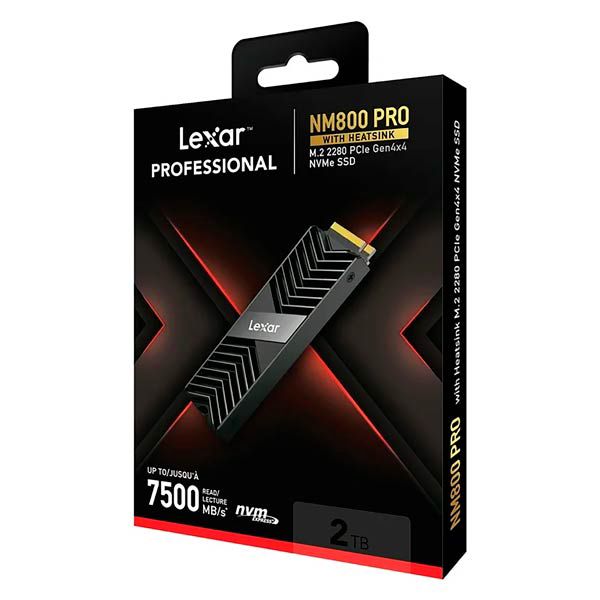 Lexar Professional 2TB NM800 PRO PCIe Gen4x4 M.2 2280 SSD LNM800P001T — Mallar, Bakı