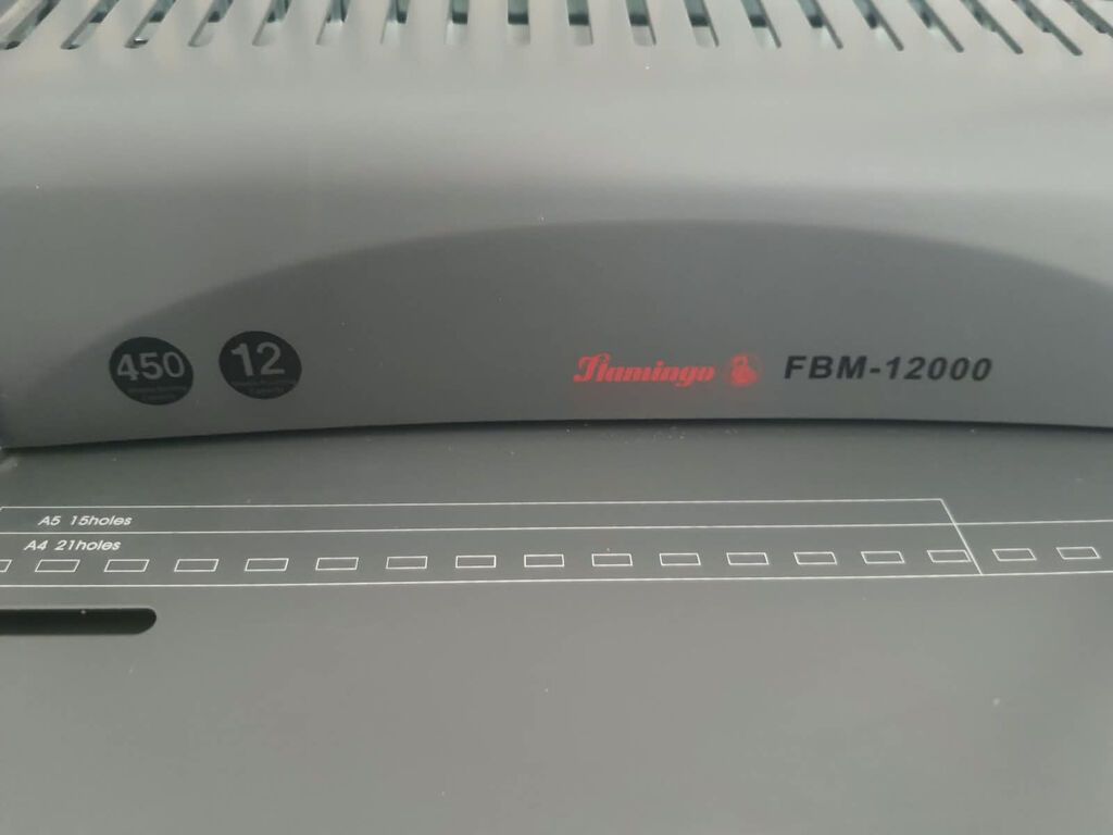 Spiral sənəd cildləyən aparat (Binder) Flamingo FBM-12000, əla — Digər, Bakı (2)