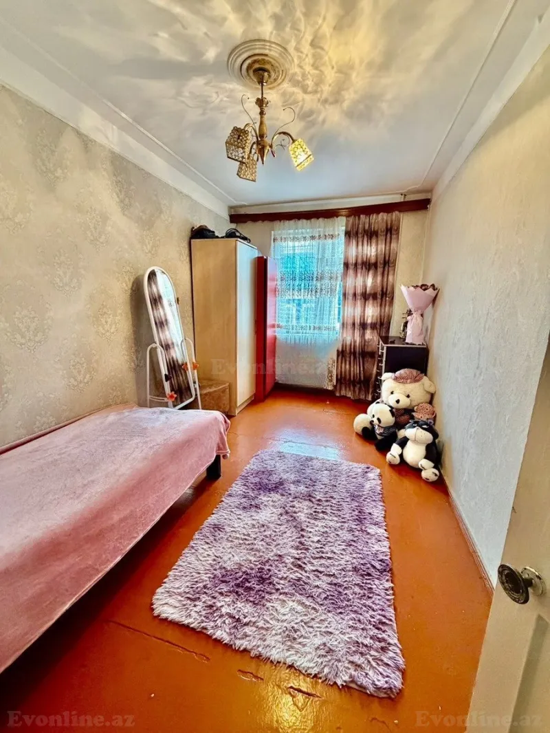 Satılır 3 otaqlı Mənzil Köhnə tikili 70 m² Bakı, Nizami r., Xalqlar Dostluğu m., 8-ci kilometr — Mənzil, Bakı (7)