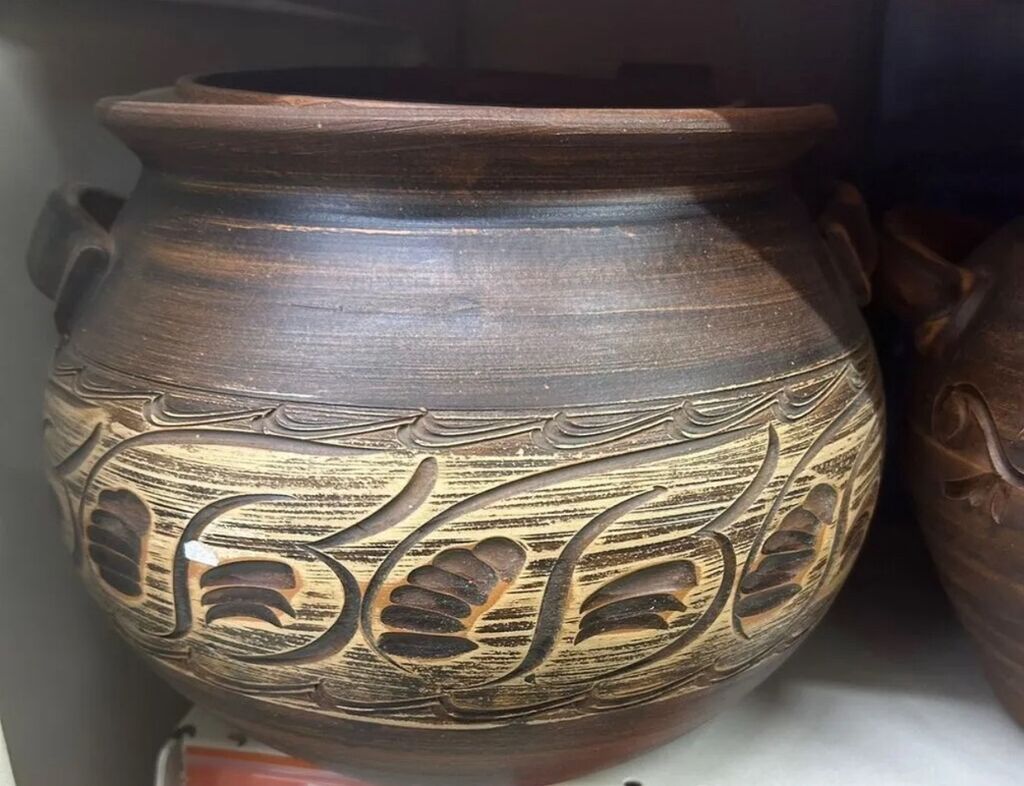 Qazan, rəng - Qəhvəyi, Keramika — Bişirmə qabları, Bakı (5)