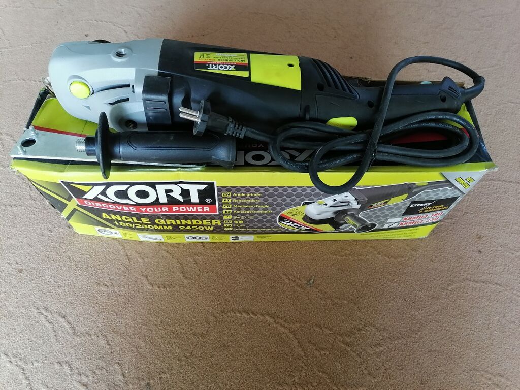 Xcort bucaqslayıcı (Angle Grinder) – 180/230 mm, 2450W Texniki — Zımpara maşınları, Bərdə (2)