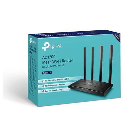 TP-Link Archer C6 AC1200 Wireless Mu-mımo Gigabit Router — Bakı