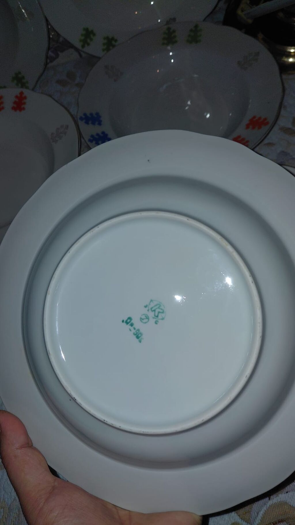 Nahar dəsti, rəng - Ağ, Farfor, 6 nəfərlik, Almaniya — Süfrə qabı, Bakı (3)