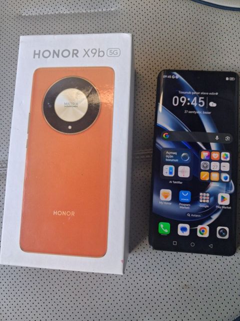 Honor X9b Midnight Black 256GB/8GB — Bakı