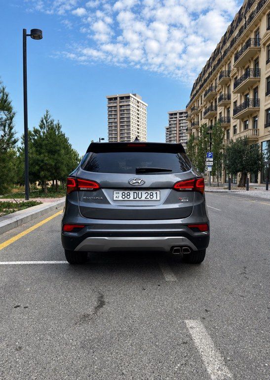 Hyundai Santa Fe, 2.0 L, 2016 il, 19 400 km 88-DU-281 — Avtomobillər, Bakı (2)