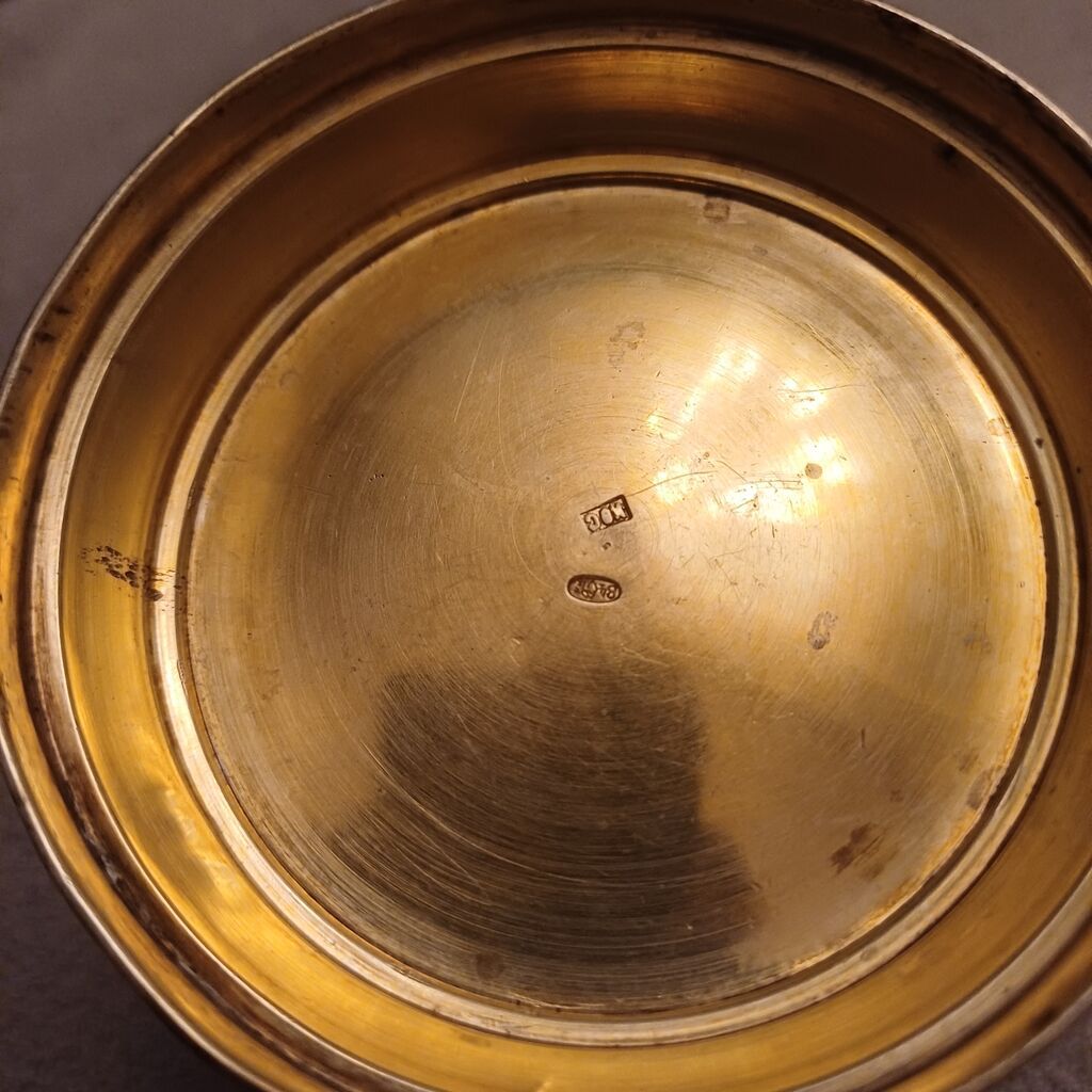 Fincanlar, rəng - Qızılı, Metal, 1 əd — Süfrə qabı, Bakı (2)