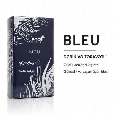 Nuance Perfume Bleu ətir suyu kişilər üçün 50 ml — Bakı