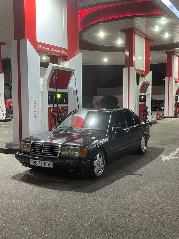 Mercedes 190, 2.0 L, 1991 il, 650 000 km 90-ZT-869 — Avtomobillər, Bakı (2)