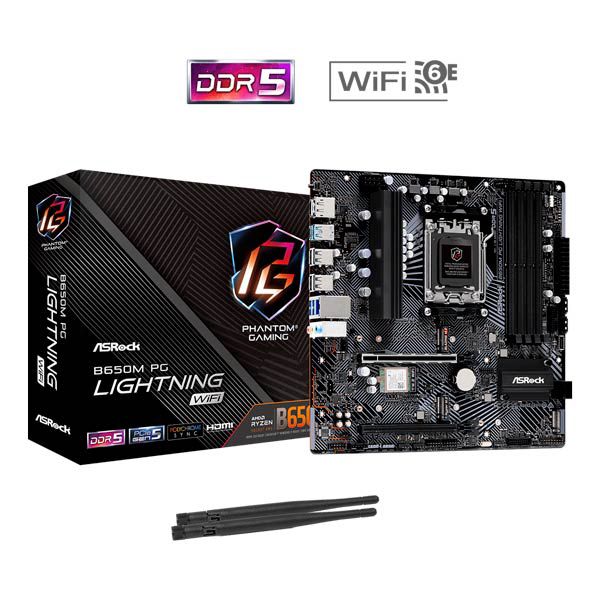 ASRock B650M PG Lightning WiFi 6E Motherboard — Mallar, Bakı