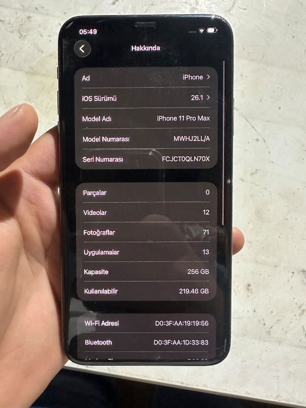 IPhone 11 Pro Max, 256 GB, Matte Space Gray, Simsiz şarj, Face ID — Apple iPhone, Bakı (9)