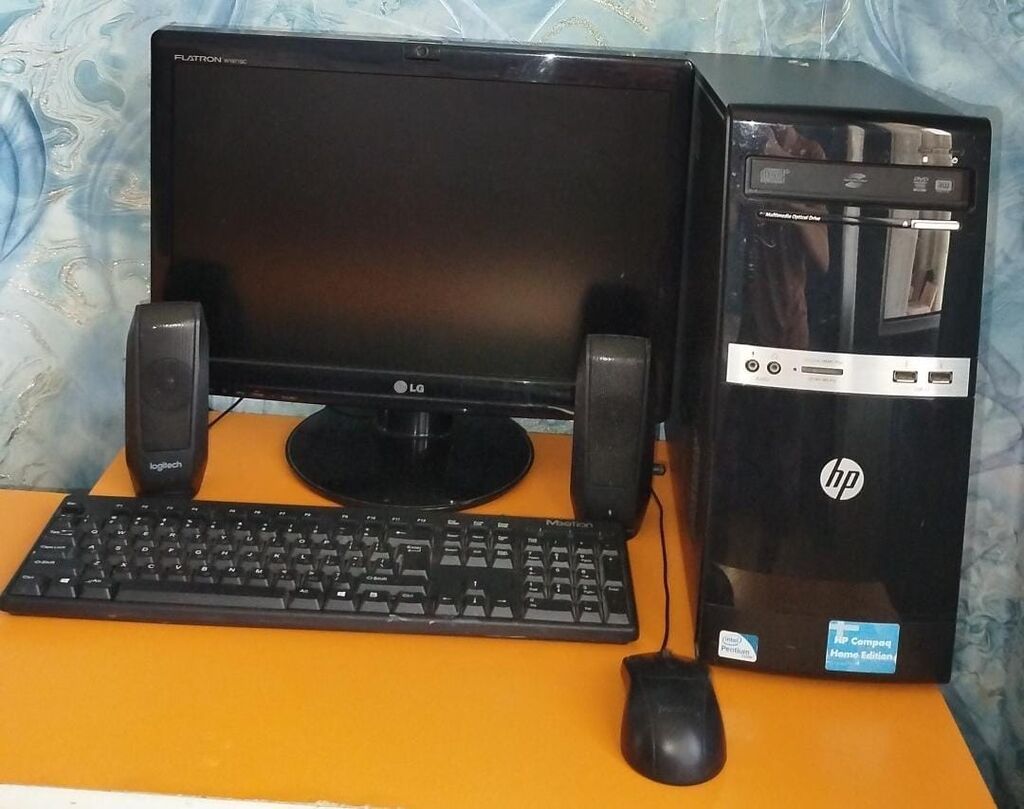 HP masaüstü kompüter komplekti Tərkib:6 ram. özlüyündə kameralı — Masaüstü kompüterlər, Mingəçevir (2)