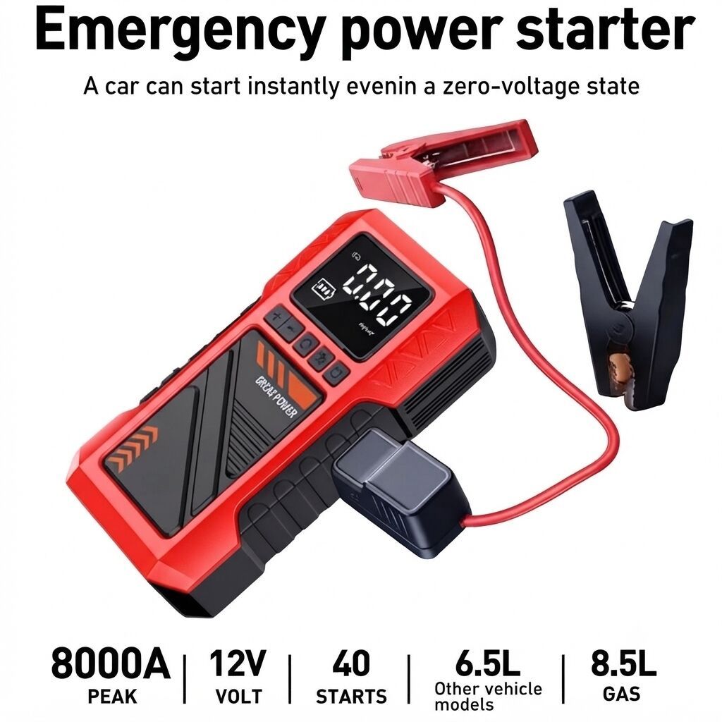 Hava kompressorlu avtomobil mühərrik işəsalan (Emergency Power — Avtomobil aləti, Bakı (3)
