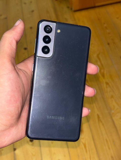 Samsung Galaxy S21, 128 GB, rəng - Qara, Qırıq — Digah